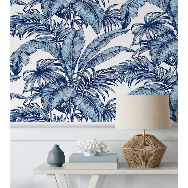 NextWall Palm Jungle Peel and Stick Wallpaper