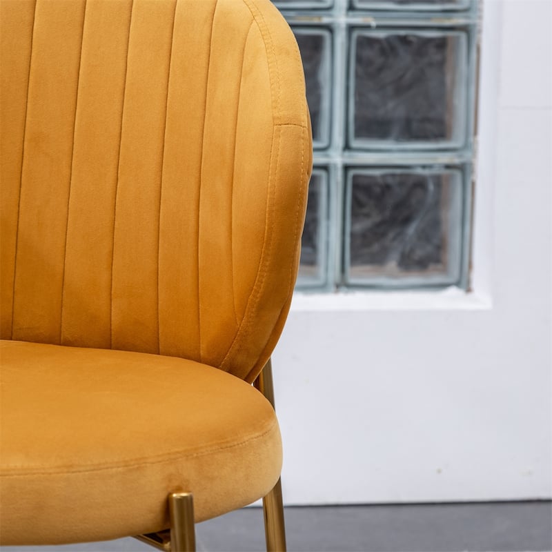Contemporary Velvet Upholstery Dining Chair