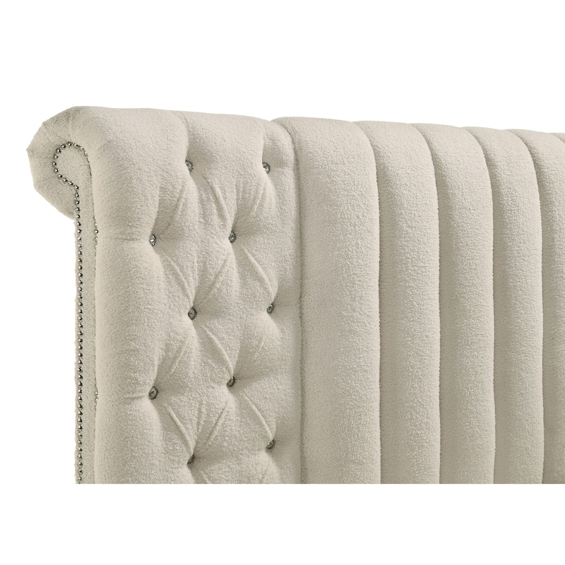 Sonya Upholstered Bedroom Set Ivory