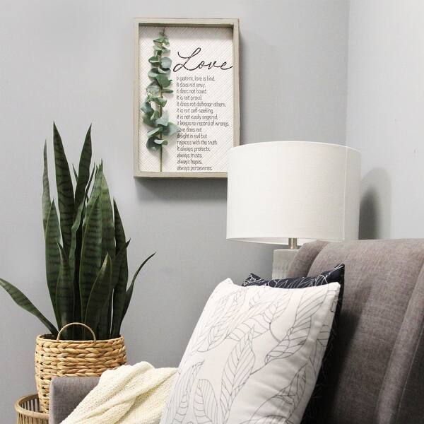 Shop Stratton Home Decor Love Is Patient Love Is Kind Wall Art