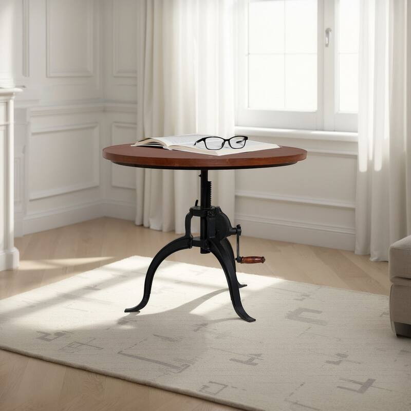 Adjustable Rustic Coffee Table - 28" - Chestnut Finish