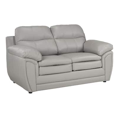 Simon Leather Gel Upholstered Loveseat