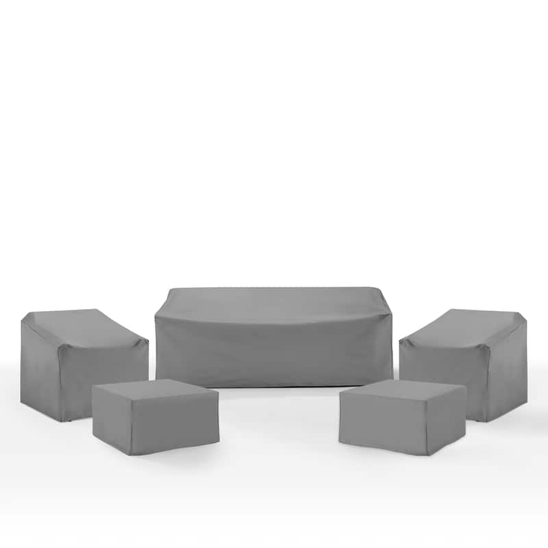 Crosley 5Pc Outdoor Furniture Cover Set - Grey