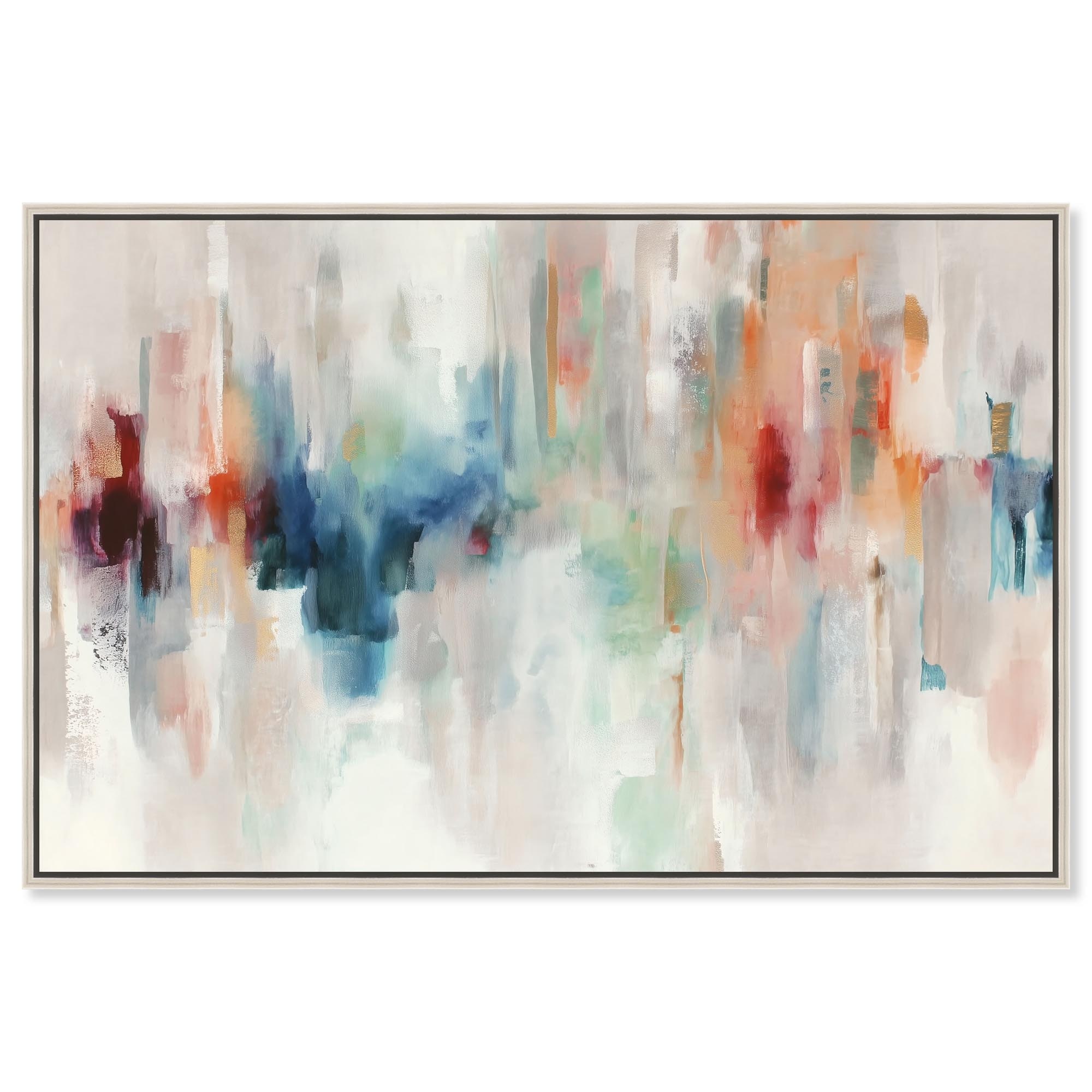 Fading Color II Abstract Wall Art Canvas Print by Art Remedy