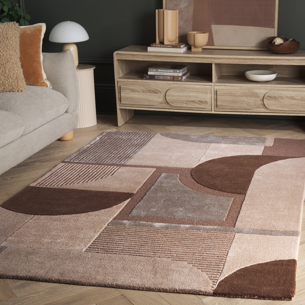 SAFAVIEH Handmade Fifth Avenue Threasa Mid-Century Modern Viscose Rug