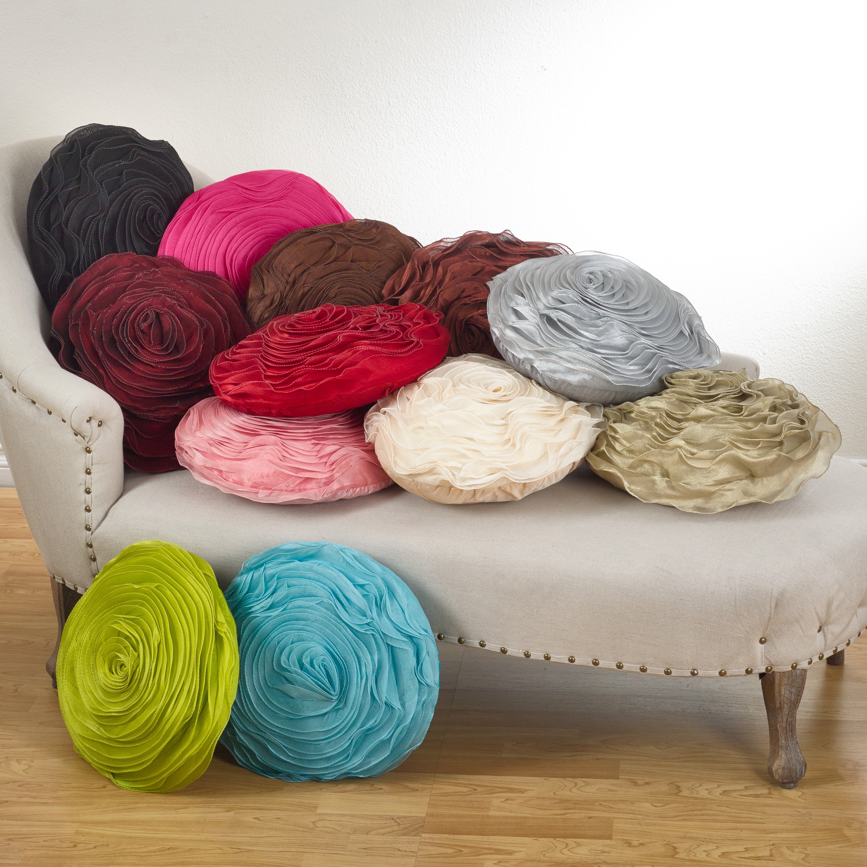 Rose Design Throw Pillow - Picture 10 of 53
