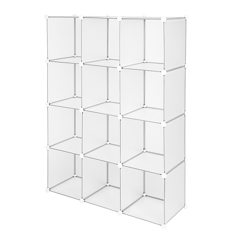 12-Cube Shelves Organizer,Stackable Storage Bins, Modular Bookcase - Bed  Bath & Beyond - 32276405