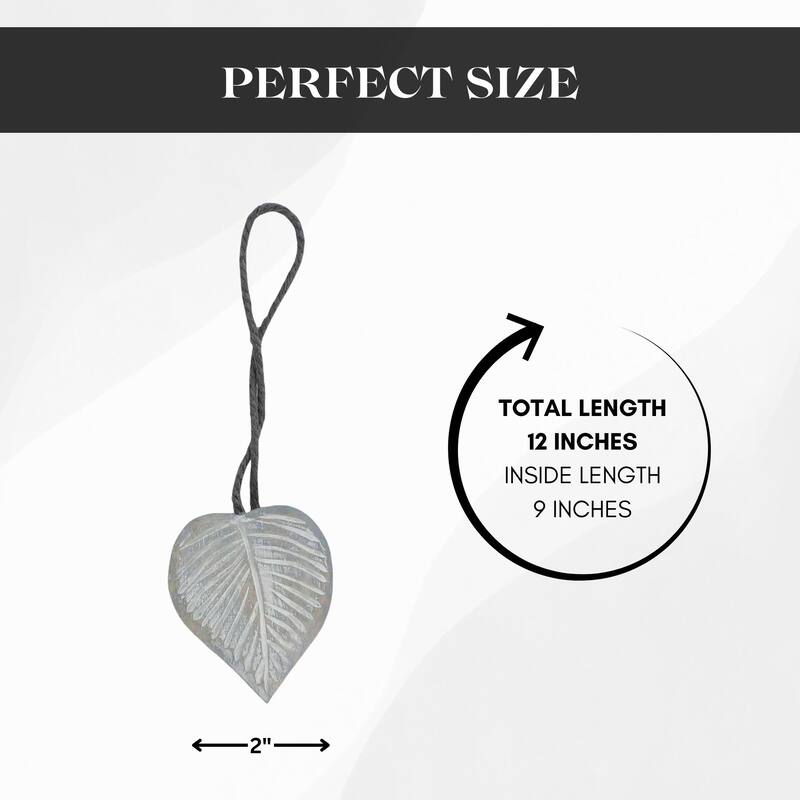 Magnetic Wooden Heart Curtain Tiebacks Easy to Use