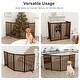 preview thumbnail 12 of 57, Wooden Freestanding Panels Pet Gate