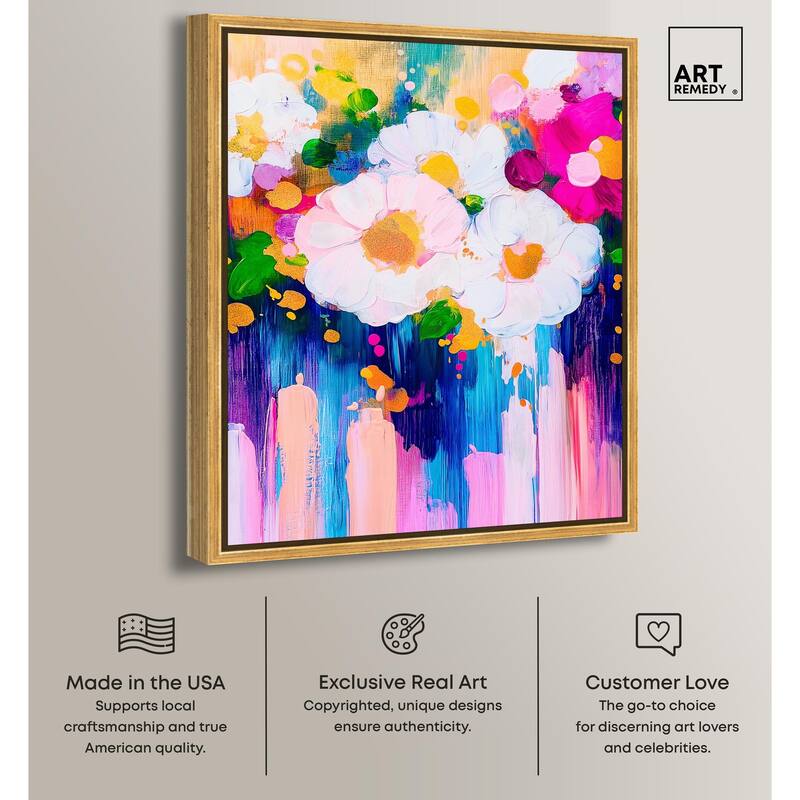 Contrast of Purity II Canvas by Art Remedy