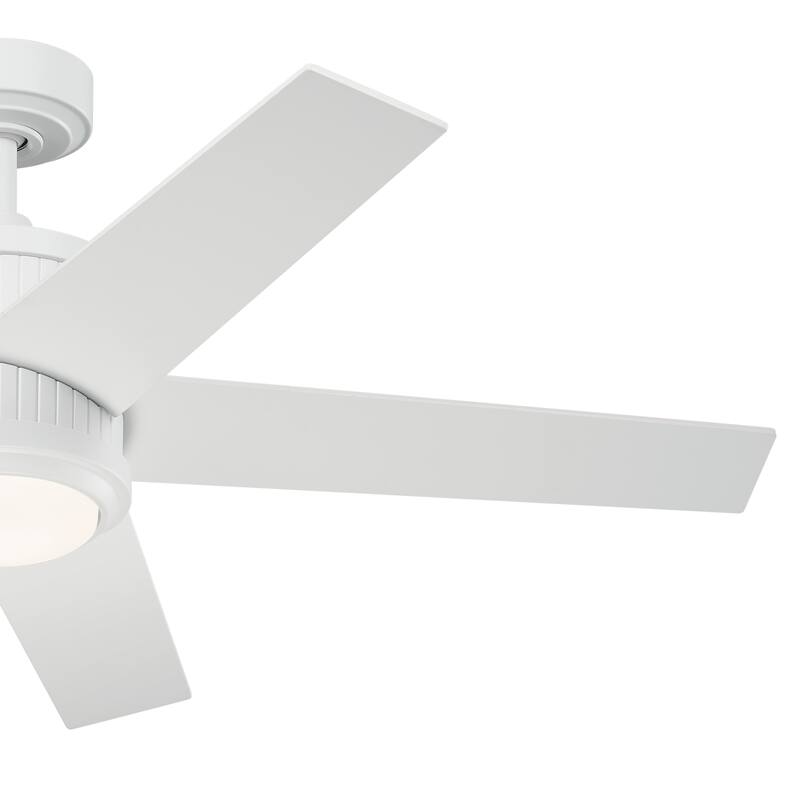 Kichler Lighting Brahm 48 inch Integrated LED Indoor Matte White Ceiling Fan