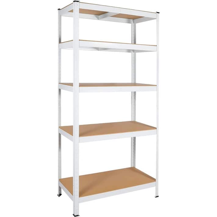 Anmytek 5 Tier Heavy Duty Metal Shelving Unit 2000 lbs Capacity Adjustable Storage Rack