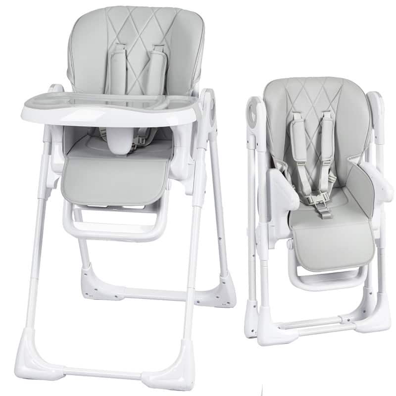 Multifunctional Foldable Infant High chairs with Adjustable Height and Recline for Babies & Toddlers