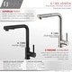 preview thumbnail 9 of 23, STYLISH Kitchen Sink Faucet Single Handle Pull Down Dual Mode in Stainless Steel - Faucet Height: 12 5/8" | Spout Height: 11"