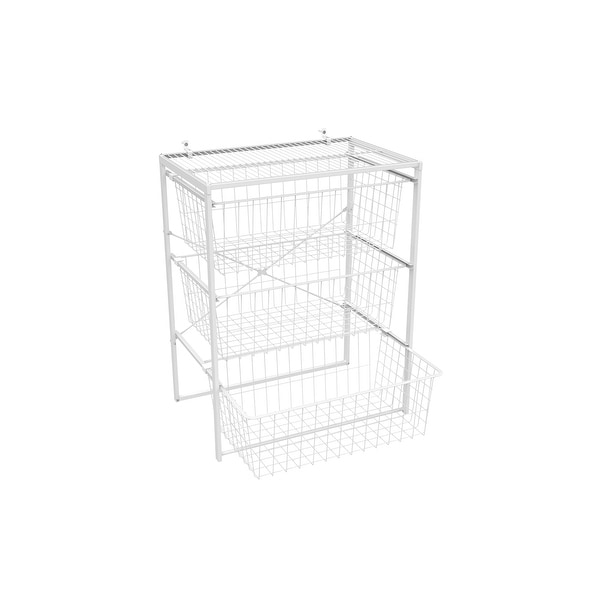 3 drawer wire closet organizer