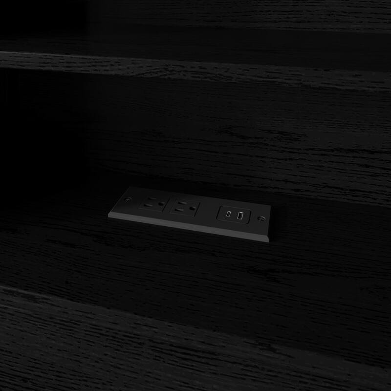 Clayfell Pomona Freestanding Storage Headboard with Shelving