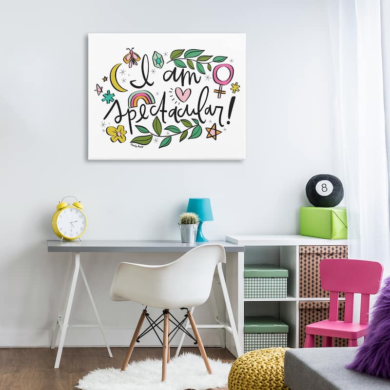 Stupell Motivational I Am Spectacular Canvas Wall Art Design By Mandy Ford Art + Illustration