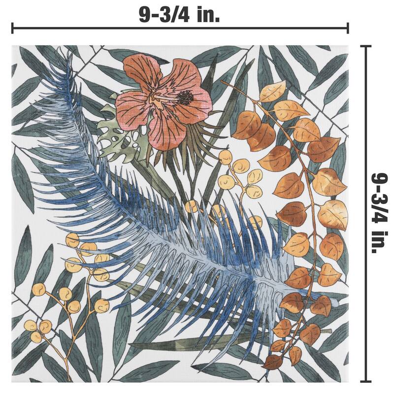 Merola Tile Tahiri Garden 9-3/4" x 9-3/4" Porcelain Floor and Wall Tile