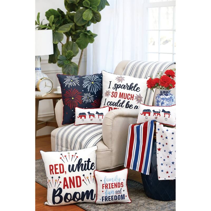 50" x 60" Ticking Stripe Throw Collection