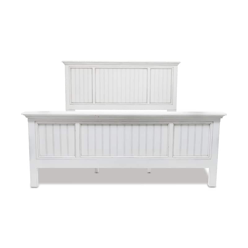 Monaco Solidwood Bed White