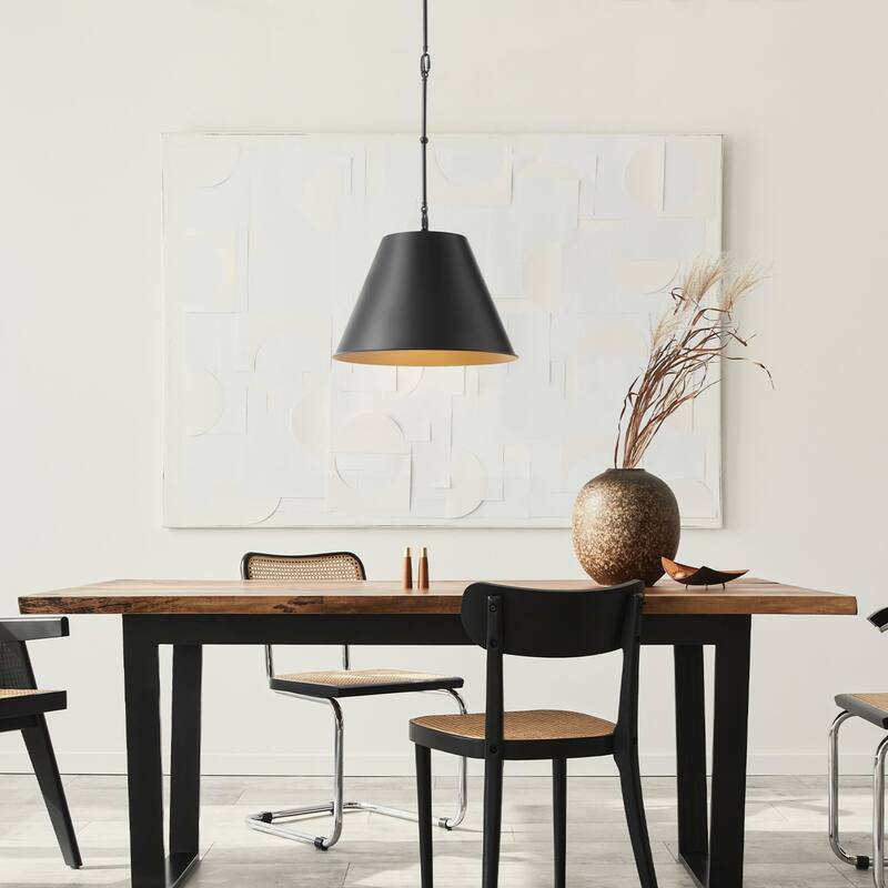 Globe Electric 91010468 18" Wide Pendant with Metal Shade