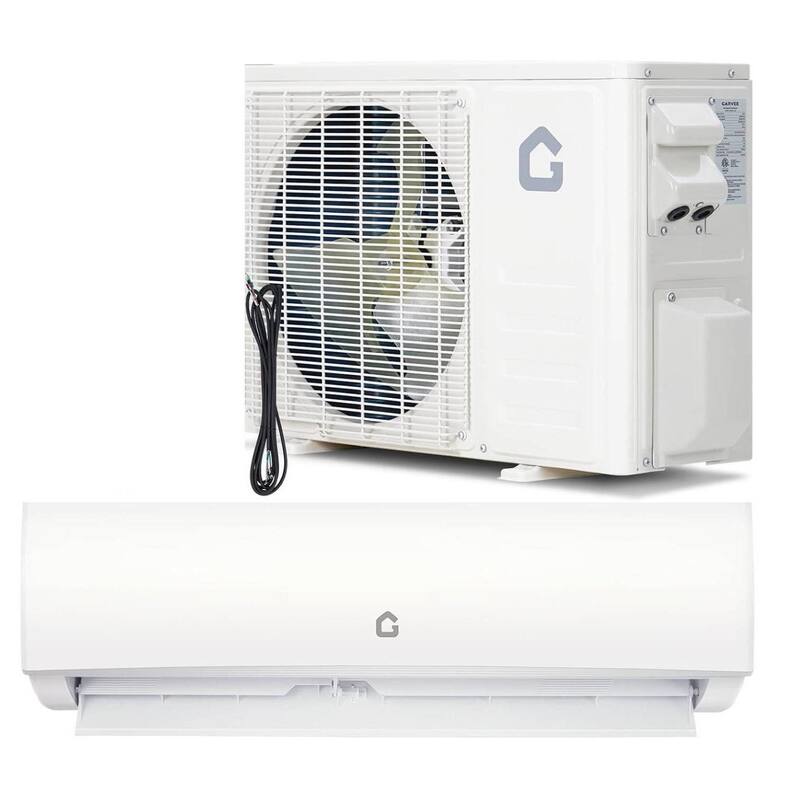 20 SEER2 9000 BTU Mini Split Air Conditioner for Rooms with Heating System - N/A - White