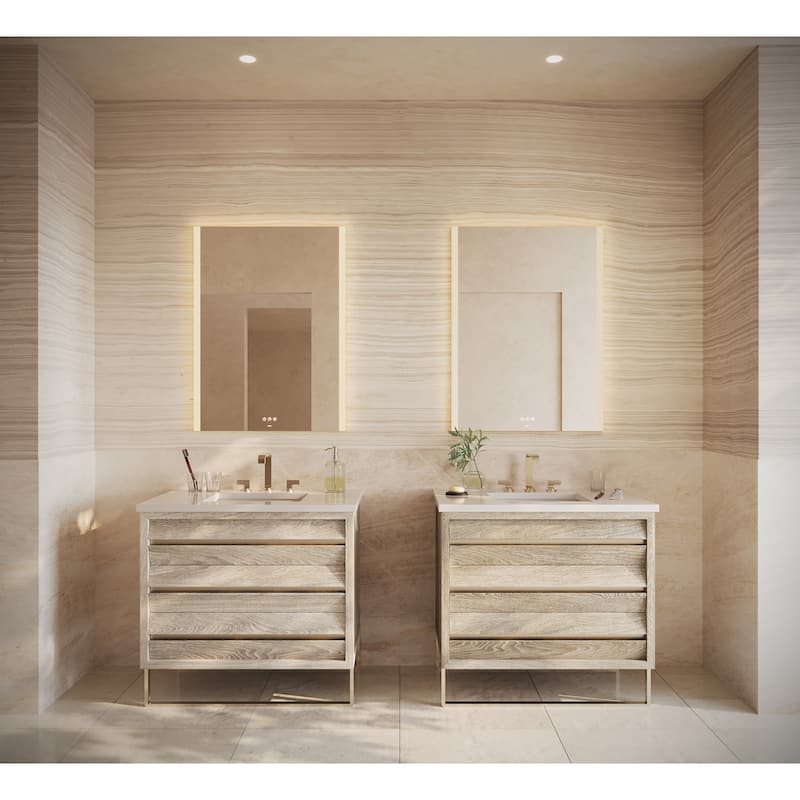 Robern IM3040RSFPDT Instinct 29-1/8"W x 71-3/8"H Rectangular Flat - Mirror