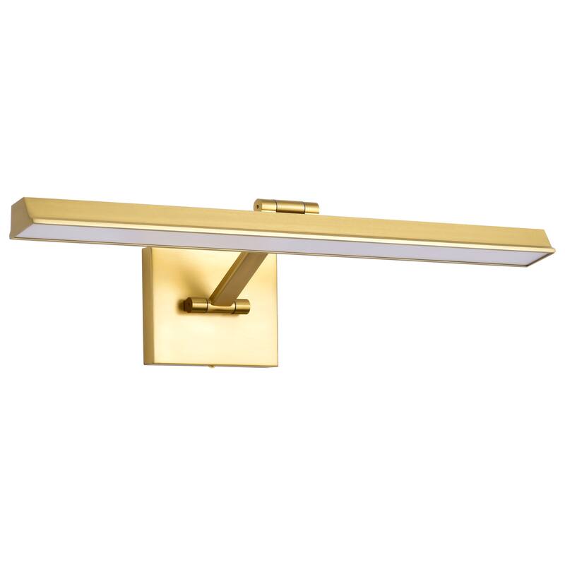 Hazel 2 Foot LED Picture Light 3 CCT Selectable Vintage Brass Finish Acrylic Lens - Vintage Brass