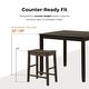preview thumbnail 5 of 18, Tarala Farmhouse Counter Height Stool (Set of 2) by Furniture of America