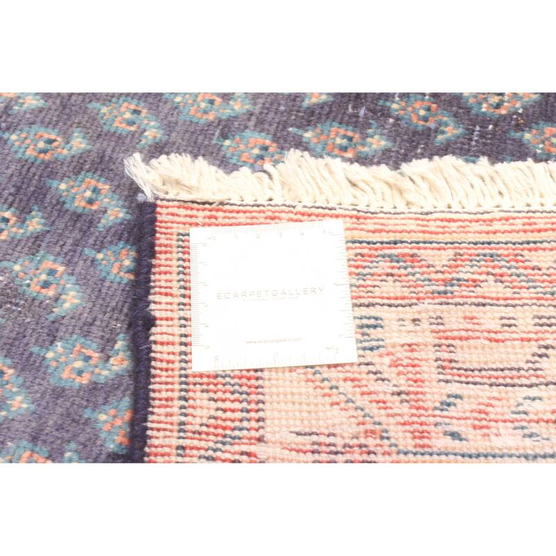 ECARPETGALLERY Hand-knotted Andelz Dark Navy Wool Rug - 4'2 x 6'10