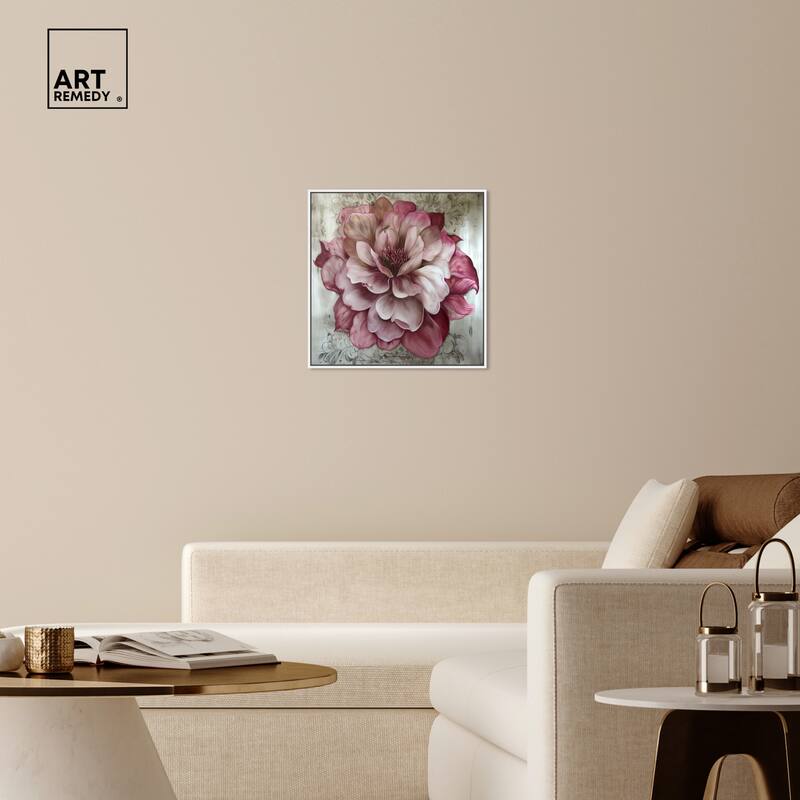 Art Remedy Darla Framed Floral Fine 1 Piece Canvas Wall Art