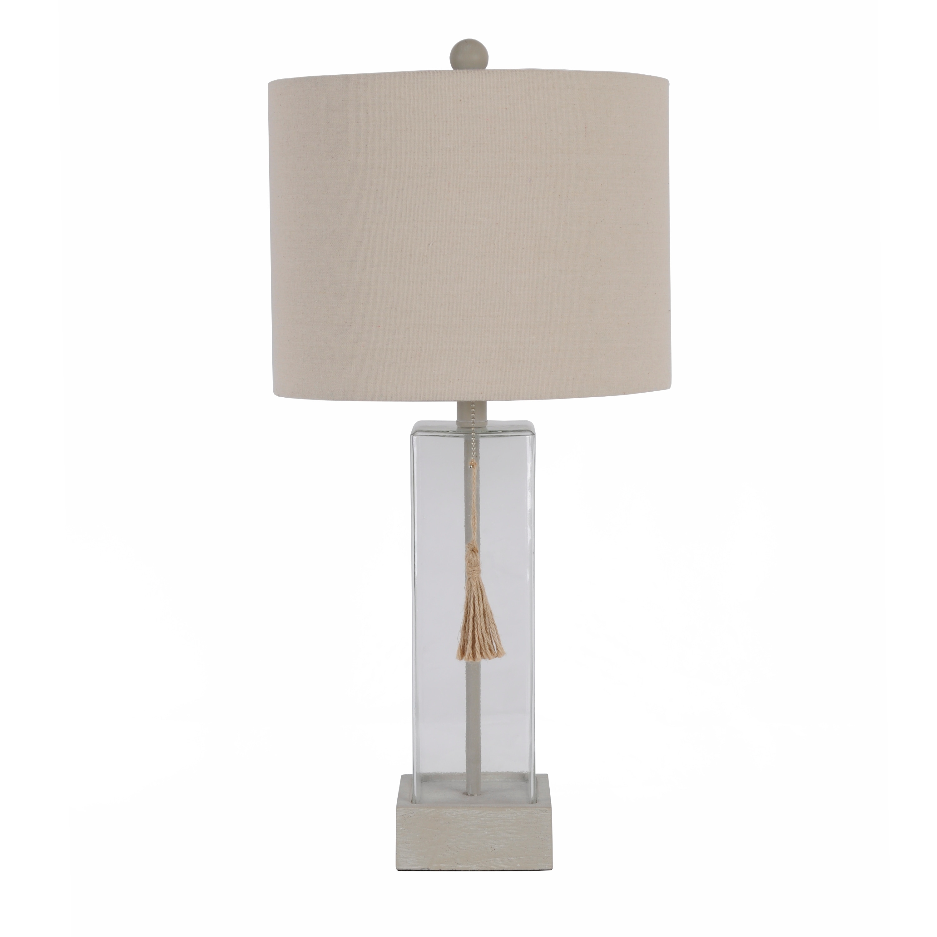 square glass table lamp
