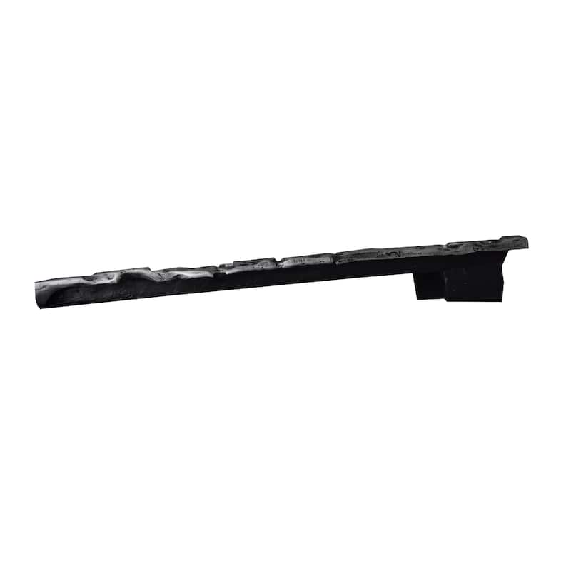 Slate Stone Rock Cast Aluminum Downspout Gutter 24 in. Splash Block
