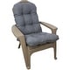 preview thumbnail 2 of 6, Outdoor Adirondack-style Patio Chair Cushion