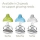 preview thumbnail 4 of 4, Twist Active Latch Nipple - Fast, 2 Pack - Clear