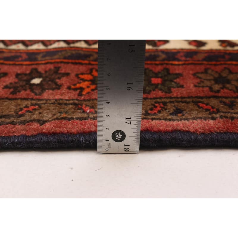ECARPETGALLERY Hand-knotted Andelz Red Wool Rug - 3'5 x 5'4