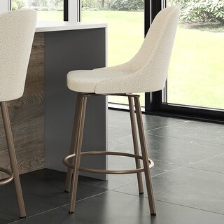 Amisco Harper Swivel Counter and Bar Stool