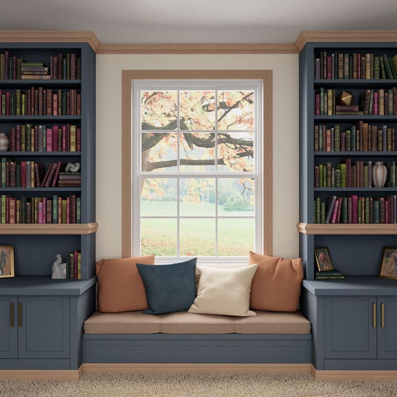 WM338: 9/16-in D x 3-3/8-in W x 96-in L Americraft Solid Hardwood Stain Grade Fluted or Reeded Reversible Moulding