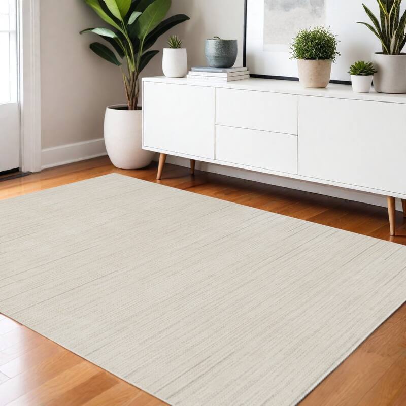 HomeRoots Abstract Scandinavian Rectangle Area Rug - 71.00 in. x 47.00 in.  x 0.59 in.