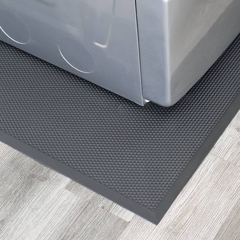 Rubber-Cal Rubber "Washer and Dryer Mat" - 5mm x 35" x 31" - 31in x 35in