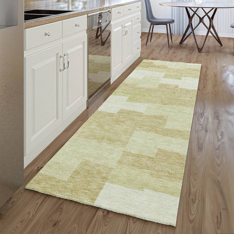 Premium Washable Super Soft Contemporary Mayfield Rug - Beige - 2' 3" x 7' 6" - Runner