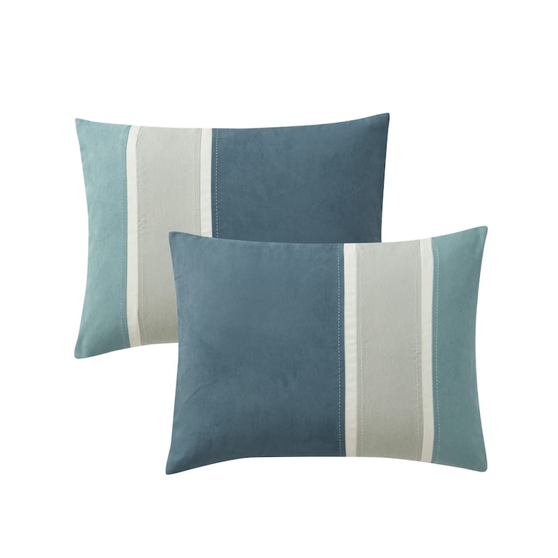Harvey 7 Piece Suede Comforter Set