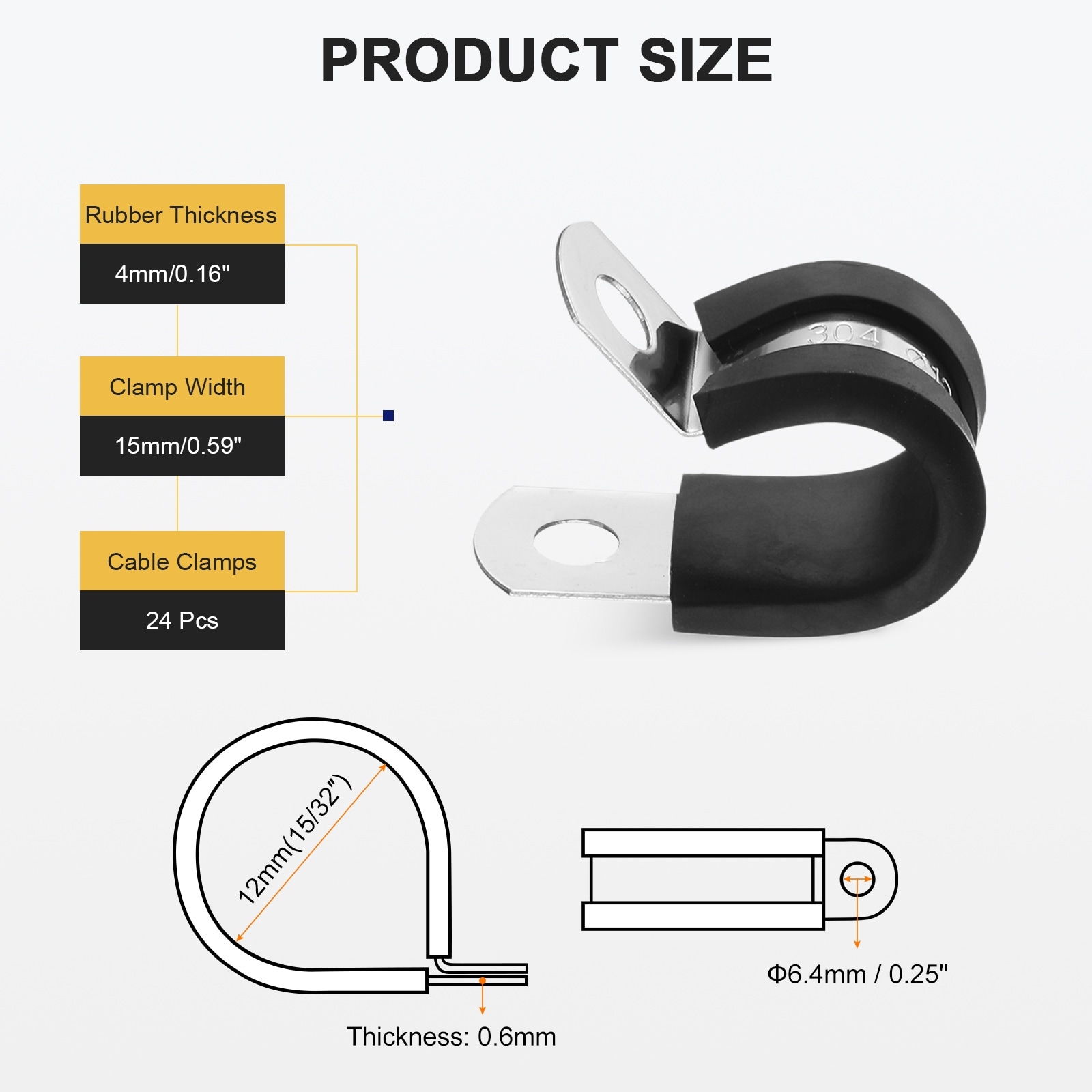 Screw Shelf Support Pegs with Anti-Slip White Sleeve - Black