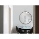 preview thumbnail 4 of 15, Allan Andrews Round Contemporary Wall Mirror with Vintage Matte Finish - 47"D
