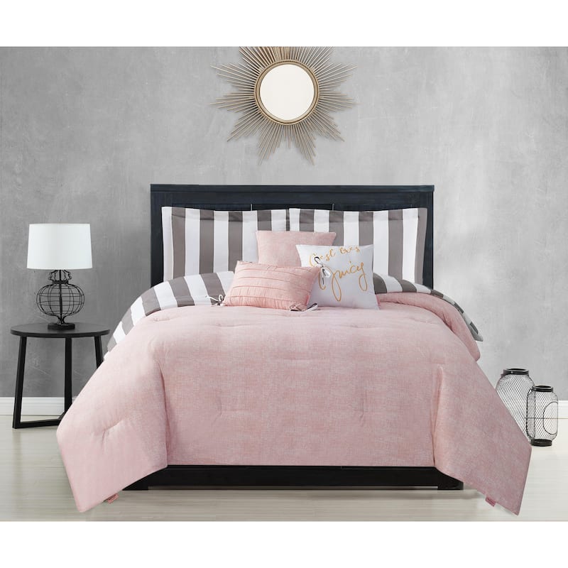 Juicy Reversible Cabana Stripe Bedding Set
