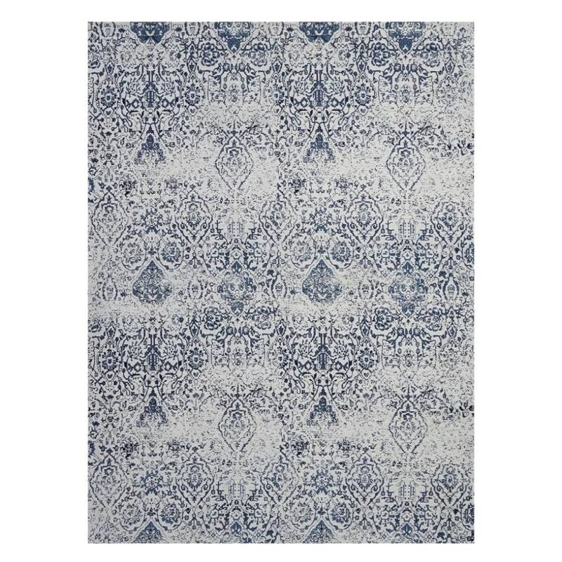 Cakog Power Loomed Distressed Stain Resistant Low Pile Area Rug By HomeRoots - 120' X '96' X '0.25
