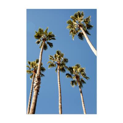 California Palm Trees 01 Photography Beach Coastal Art Print/Poster ...
