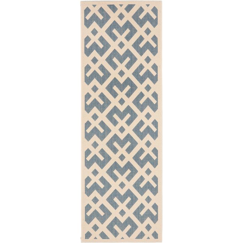 SAFAVIEH Courtyard Sytske Indoor/ Outdoor Waterproof Patio Backyard Rug