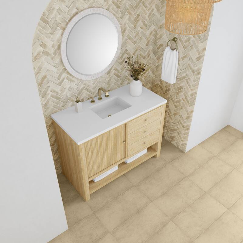James Martin Vanities D404-V48-3WZ Marigot 48" Single Basin Wood