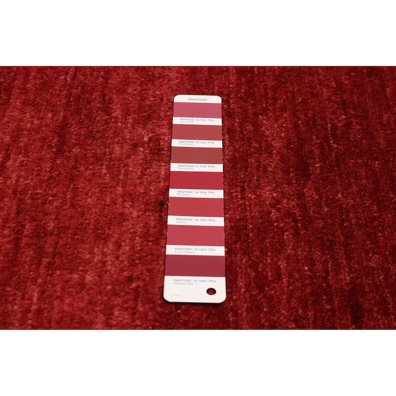 Pak Finest Gabbeh Red Rug 6'7" x 9'9" - 6'7 x 9'9